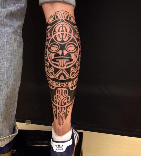 Tattoos - Blackwork Tribal Piece - 122262